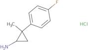 2-(4-Fluorophenyl)-2-methylcyclopropan-1-amine hydrochloride