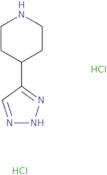 4-(1H-1,2,3-Triazol-4-yl)piperidine dihydrochloride