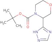 tert-Butyl 3-(4H-1,2,4-triazol-3-yl)morpholine-4-carboxylate