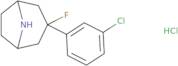 3-(3-Chlorophenyl)-3-fluoro-8-azabicyclo[3.2.1]octane hydrochloride