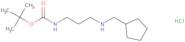 tert-Butyl N-{3-[(cyclopentylmethyl)amino]propyl}carbamate hydrochloride