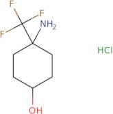 4-Amino-4-(trifluoromethyl)cyclohexan-1-ol hydrochloride, somers