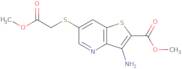 Methyl 3-amino-6-[(2-methoxy-2-oxoethyl)sulfanyl]thieno[3,2-b]pyridine-2-carboxylate