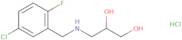 3-{[(5-Chloro-2-fluorophenyl)methyl]amino}propane-1,2-diol hydrochloride