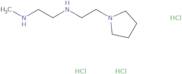 [2-(Methylamino)ethyl][2-(pyrrolidin-1-yl)ethyl]amine trihydrochloride