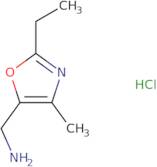 (2-Ethyl-4-methyl-1,3-oxazol-5-yl)methanamine hydrochloride