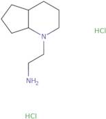 2-{Octahydro-1H-cyclopenta[b]pyridin-1-yl}ethan-1-amine dihydrochloride