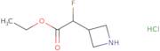 Ethyl 2-(azetidin-3-yl)-2-fluoroacetate hydrochloride