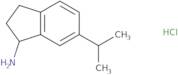 6-(Propan-2-yl)-2,3-dihydro-1H-inden-1-amine hydrochloride