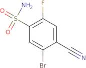 5-Bromo-4-cyano-2-fluorobenzene-1-sulfonamide