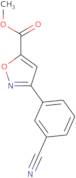 Methyl 3-(3-cyanophenyl)-1,2-oxazole-5-carboxylate