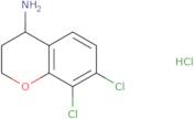 7,8-Dichloro-3,4-dihydro-2H-1-benzopyran-4-amine hydrochloride