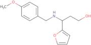 3-(Furan-2-yl)-3-{[(4-methoxyphenyl)methyl]amino}propan-1-ol