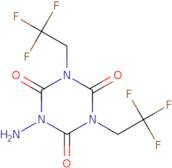1-Amino-3,5-bis(2,2,2-trifluoroethyl)-1,3,5-triazinane-2,4,6-trione