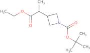 tert-Butyl 3-(1-ethoxy-1-oxopropan-2-yl)azetidine-1-carboxylate