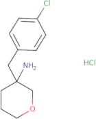 3-[(4-Chlorophenyl)methyl]oxan-3-amine hydrochloride