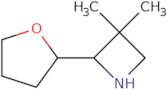 3,3-Dimethyl-2-(oxolan-2-yl)azetidine