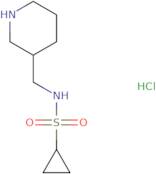 N-(Piperidin-3-ylmethyl)cyclopropanesulfonamide hydrochloride