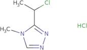 3-(1-Chloroethyl)-4-methyl-4H-1,2,4-triazole hydrochloride