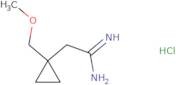 2-[1-(Methoxymethyl)cyclopropyl]ethanimidamide hydrochloride