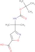 3-(2-{[(tert-Butoxy)carbonyl]amino}propan-2-yl)-1,2-oxazole-5-carboxylic acid