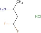 4,4-Difluorobutan-2-amine hydrochloride