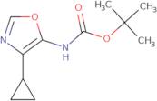 tert-Butyl N-(4-cyclopropyl-1,3-oxazol-5-yl)carbamate