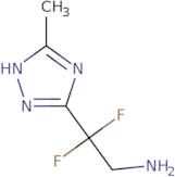 2,2-Difluoro-2-(3-methyl-1H-1,2,4-triazol-5-yl)ethan-1-amine