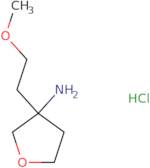 3-(2-Methoxyethyl)oxolan-3-amine hydrochloride