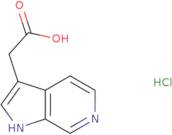 2-{1H-Pyrrolo[2,3-c]pyridin-3-yl}acetic acid hydrochloride