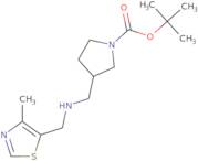 tert-Butyl 3-({[(4-methyl-1,3-thiazol-5-yl)methyl]amino}methyl)pyrrolidine-1-carboxylate