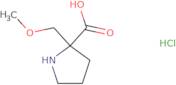 2-(Methoxymethyl)pyrrolidine-2-carboxylic acid hydrochloride