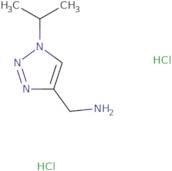 1-[1-(Propan-2-yl)-1H-1,2,3-triazol-4-yl]methanamine dihydrochloride