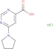 6-(Pyrrolidin-1-yl)pyrimidine-4-carboxylic acid hydrochloride