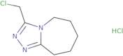 3-(Chloromethyl)-5H,6H,7H,8H,9H-[1,2,4]triazolo[4,3-a]azepine hydrochloride