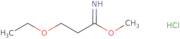 Methyl 3-ethoxypropanimidate hydrochloride