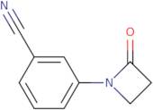 3-(2-Oxoazetidin-1-yl)benzonitrile