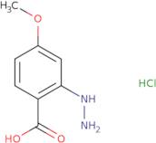 2-Hydrazinyl-4-methoxybenzoic acid hydrochloride
