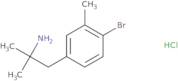 1-(4-Bromo-3-methylphenyl)-2-methylpropan-2-amine hydrochloride