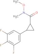 N-Methoxy-N-methyl-2-(3,4,5-trifluorophenyl)cyclopropane-1-carboxamide