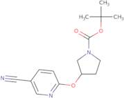 tert-Butyl 3-[(5-cyanopyridin-2-yl)oxy]pyrrolidine-1-carboxylate