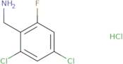 (2,4-Dichloro-6-fluorophenyl)methanamine hydrochloride