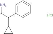 2-Cyclopropyl-2-phenylethan-1-amine hydrochloride