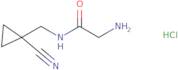 2-Amino-N-[(1-cyanocyclopropyl)methyl]acetamide hydrochloride