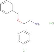 2-(Benzyloxy)-2-(4-chlorophenyl)ethan-1-amine hydrochloride