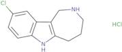 9-Chloro-1H,2H,3H,4H,5H,6H-azepino[4,3-b]indole hydrochloride