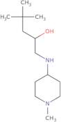 4,4-Dimethyl-1-[(1-methylpiperidin-4-yl)amino]pentan-2-ol