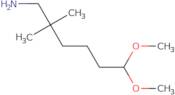 6,6-Dimethoxy-2,2-dimethylhexan-1-amine