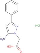 2-(5-Amino-3-phenyl-1H-pyrazol-1-yl)acetic acid hydrochloride