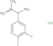 1-(3,4-Difluorophenyl)-2-methylprop-2-en-1-amine hydrochloride